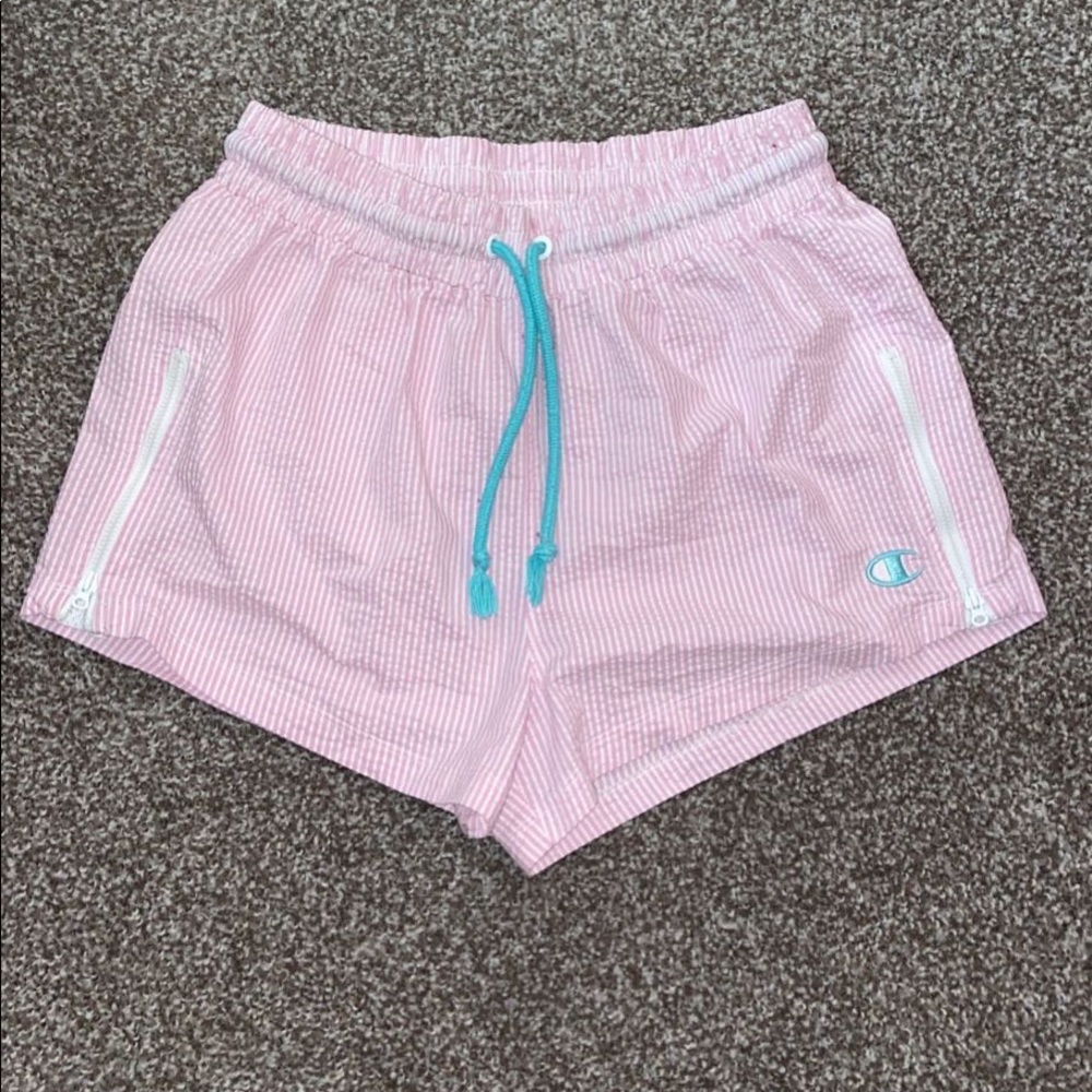 Champion seersucker shorts, size M
